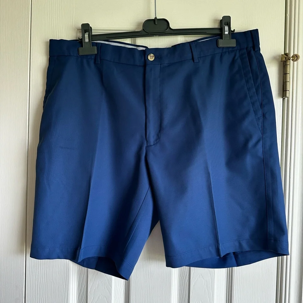 Peter Millar Royal Blue Performance Golf Shorts Size 40 - Picture 1 of 3